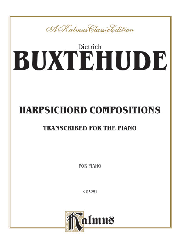 Buxtehude: Compositions Sheet Music Preview