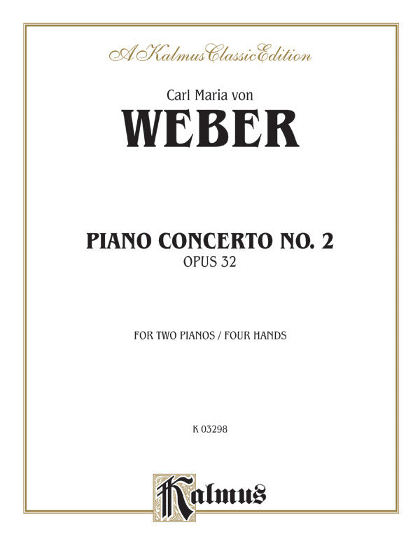 Weber: Piano Concerto No. 2 Sheet Music Preview