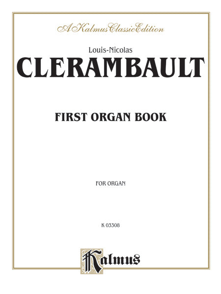 Clerambault: Organ Book Sheet Music Preview