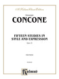 Fifteen Studies in Style and Expression, Opus 25 Cover Image