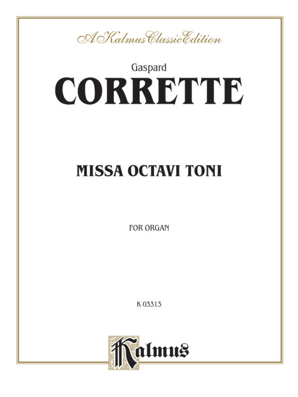 Corette: Missa Octavi Toni Sheet Music Preview