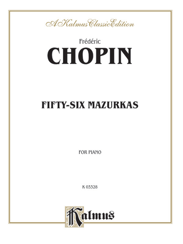 Fifty-Six Mazurkas Cover Image
