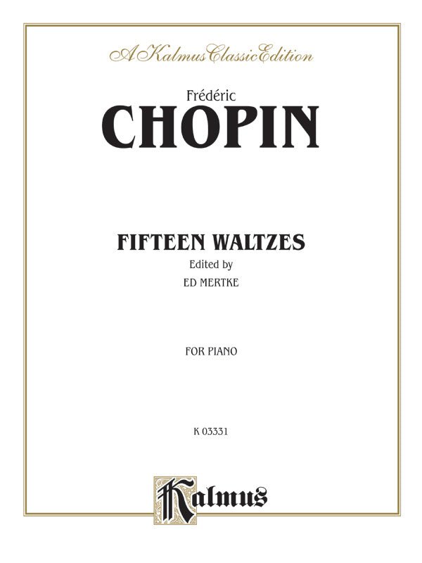 Chopin: Waltzes (Ed. Eduard Mertke) Sheet Music Preview