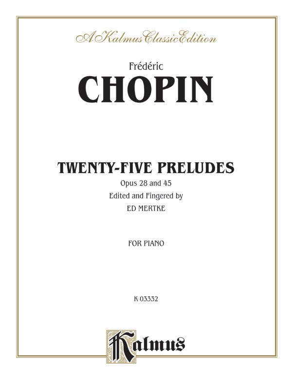 Chopin: Preludes (Ed. Eduard Mertke) Sheet Music Preview