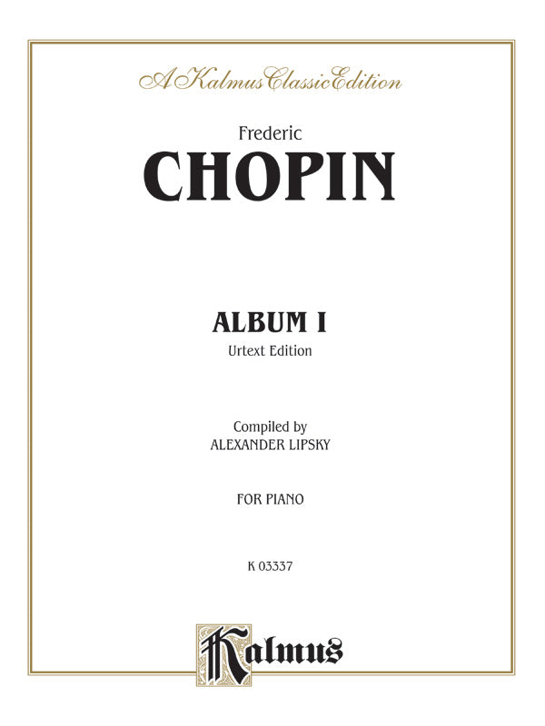 Chopin: Album I (Ed. Hermann Scholtz) | Downloadable & Printable