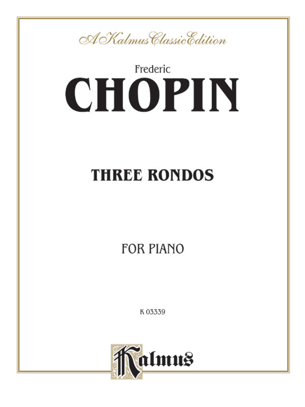 Chopin: Rondos (Ed. Franz Liszt) Sheet Music Preview