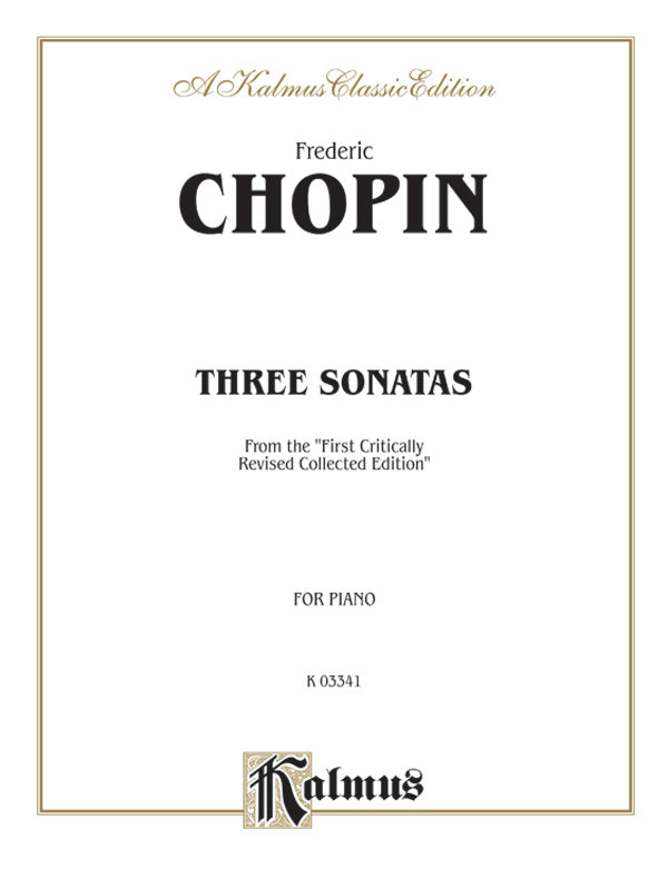 Chopin: Three Sonatas (Ed. Franz Liszt) Sheet Music Preview