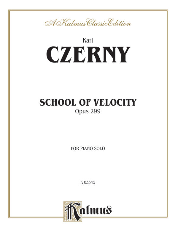 School of Velocity, Opus 299 (Complete) Cover Image