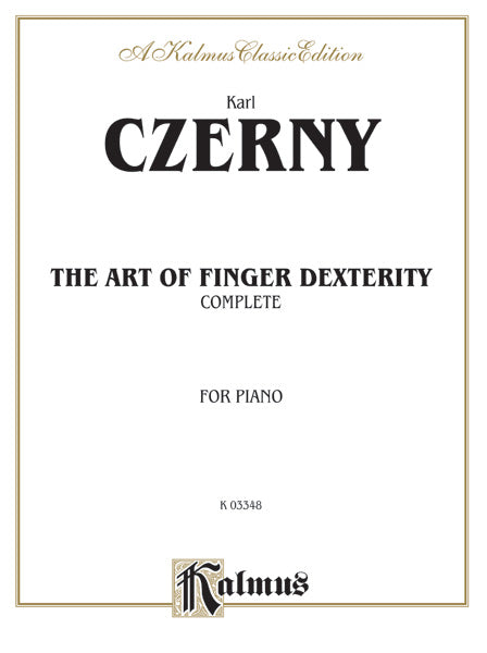Czerny: Art of Finger Dexterity, Op. 740, Complete Sheet Music Preview