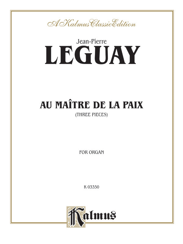 Leguay: Au Maitre De La Paix Sheet Music Preview