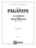 Fourteen Caprices, Opus 1 and Moto Perpetuo, Opus 11, No. 6 (unaccompanied) Cover Image