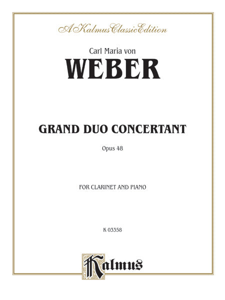 Weber: Grand Duo Concertant, Op. 48 Sheet Music Preview