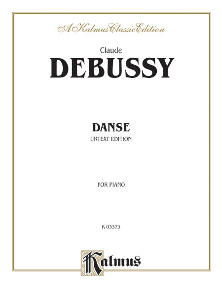 Debussy: Danse Sheet Music Preview