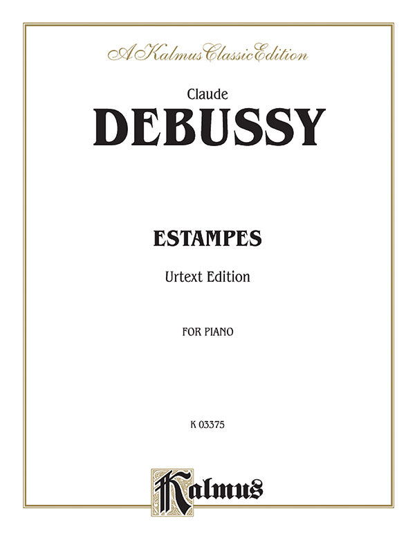 Debussy: Estampes Sheet Music Preview