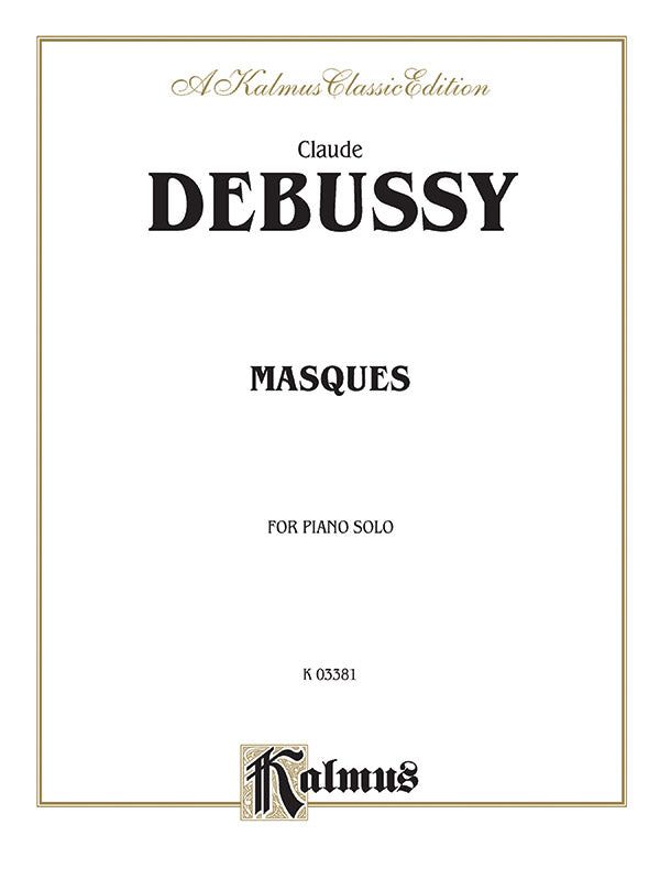 Debussy: Masques Sheet Music Preview