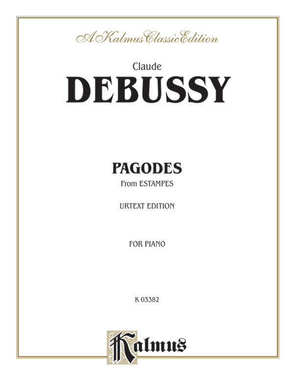 Debussy: Pagodes (from Estampes) Sheet Music Preview