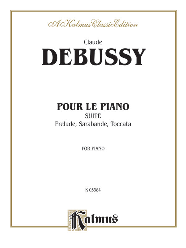 Debussy: Pour le Piano (Suite) Sheet Music Preview