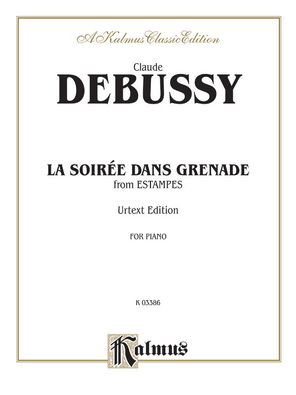 Debussy: Soiree En Grenade (from Estampes) Sheet Music Preview
