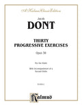 Thirty Progressive Exercises, Opus 38 Cover Image