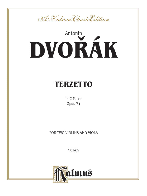 Terzetto, Opus 74 Cover Image