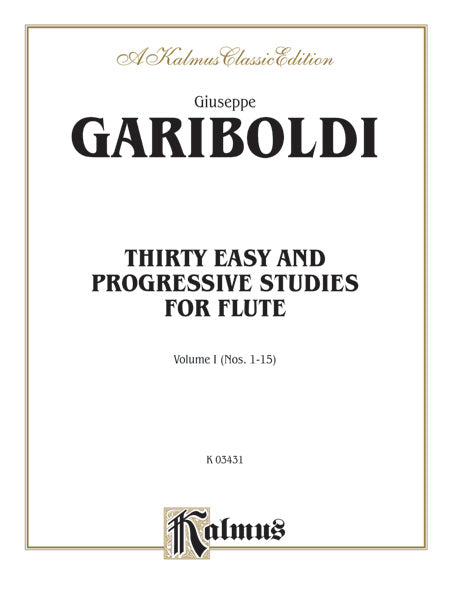 Gariboldi: Thirty Easy and Progressive Studies, Volume I (Nos. 1-15) Sheet Music Preview