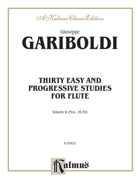 Gariboldi: Thirty Easy and Progressive Studies, Volume II (Nos. 16-30) Sheet Music Preview