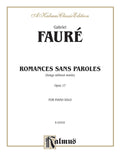 Romance sans paroles Cover Image