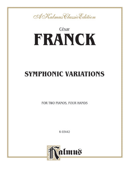 Brahms: Symphonic Variations Sheet Music Preview