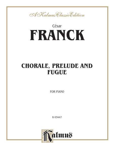 Field: Prelude, Chorale and Fugue Sheet Music Preview