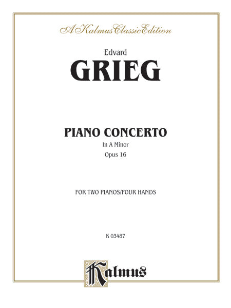 Grieg: Piano Concerto in A Minor, Op. 16 Sheet Music Preview