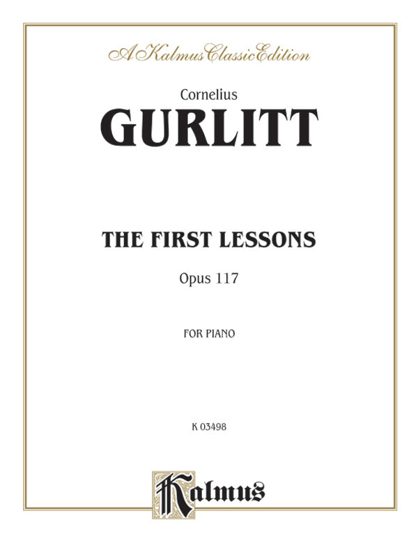 Gurlitt: First Lessons, Op. 117 Sheet Music Preview