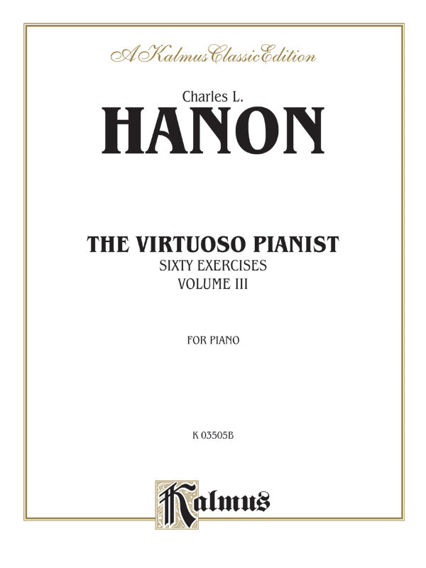 Hanon: The Virtuoso Pianist (Volume III) Sheet Music Preview