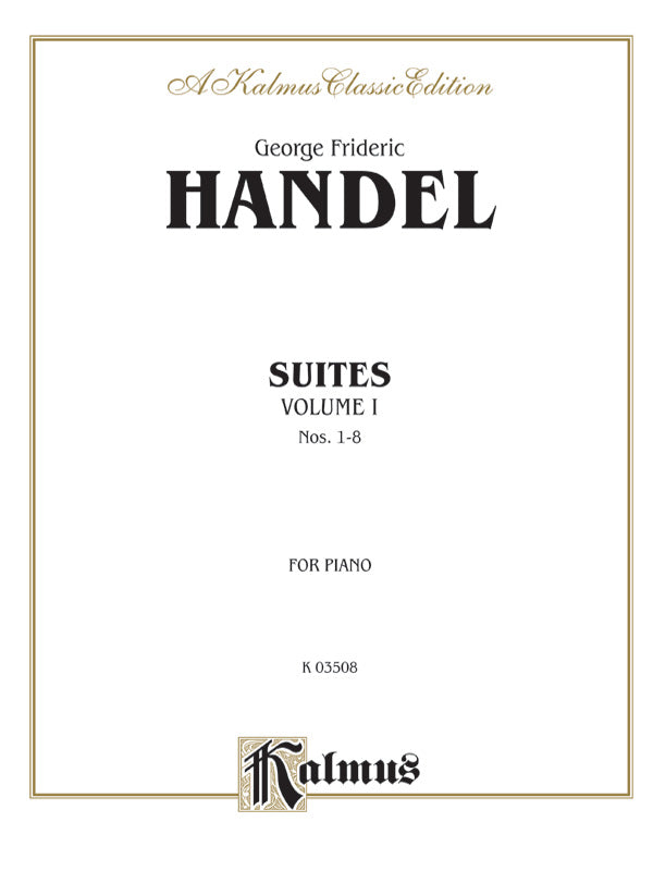 Handel: Suites (Volume I) Sheet Music Preview