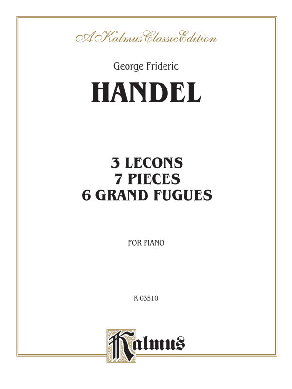 Handel: Lecons and Pieces Sheet Music Preview