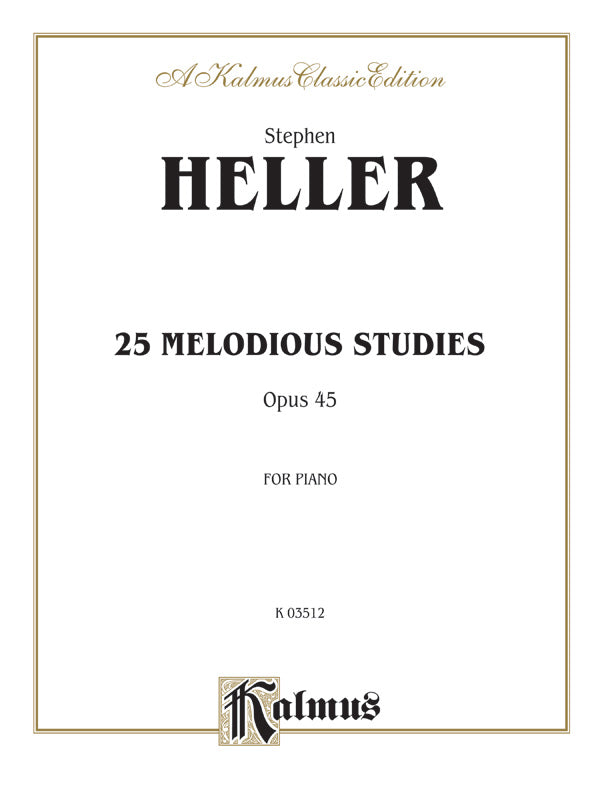 Heller: Twenty-five Melodious Studies, Op. 45 Sheet Music Preview
