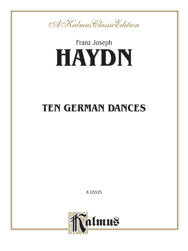 Ten German Dances Cover Image