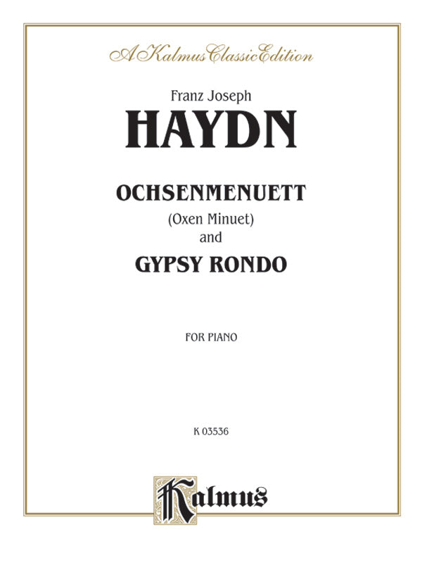 Haydn: Oxen Minuet and Gypsy Rondo Sheet Music Preview