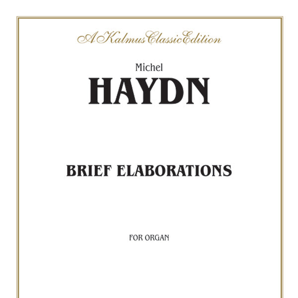 Haydn: Brief Elaborations Sheet Music Preview