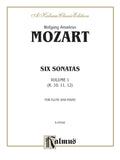 Six Sonatas, Volume I (Nos. 1-3) (K. 10, 11, 12) Cover Image