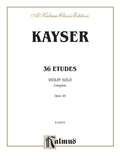 36 Etudes, Opus 20 (Complete) Cover Image