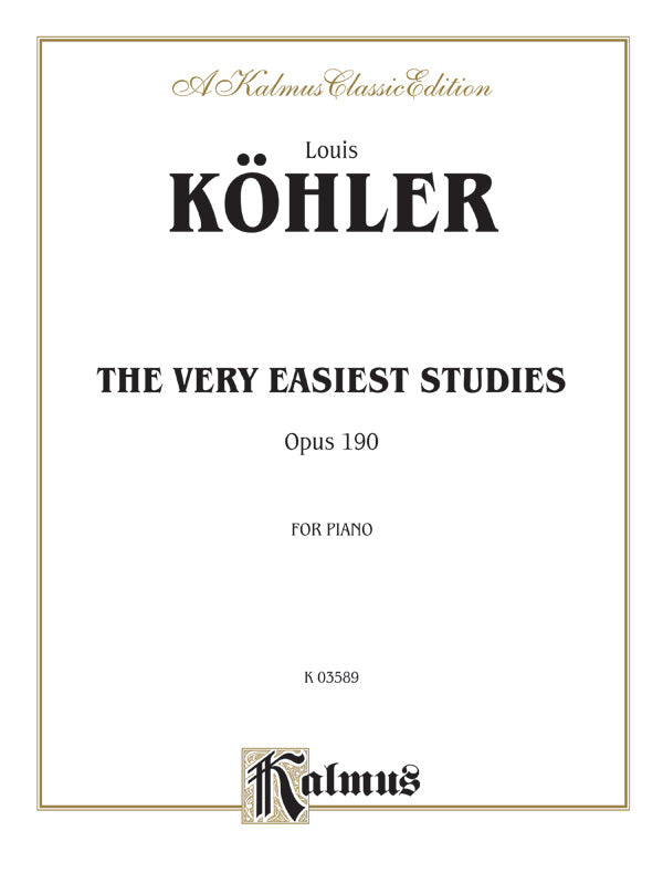 The Very Easiest Studies, Opus 190 Cover Image