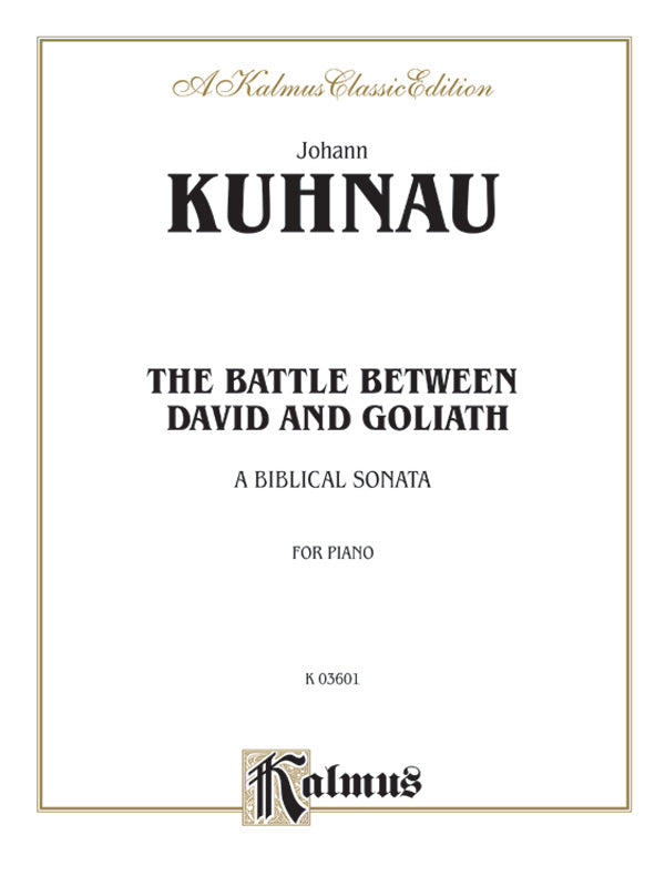 Kuhnau: Sonata, "David and Goliath" Sheet Music Preview