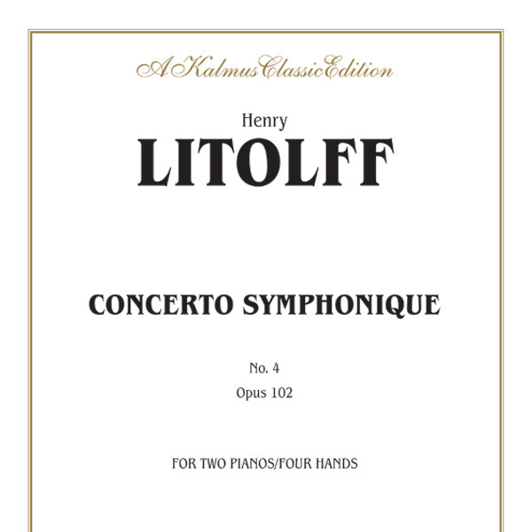 Concerto Symphonique, Opus 102 Cover Image