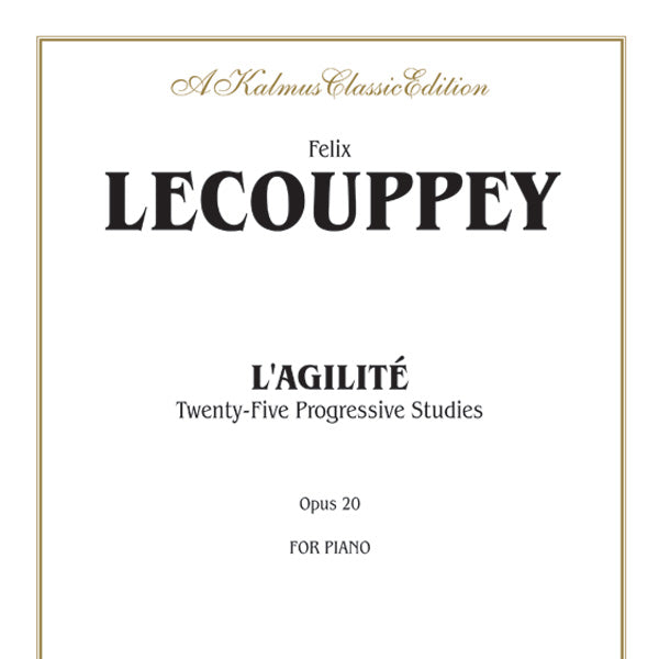 Couppey: L'Agilité, Op. 20 Sheet Music Preview
