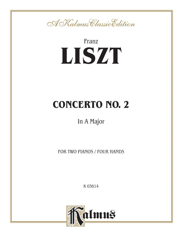 Liszt: Piano Concerto No. 2 in A Major Sheet Music Preview