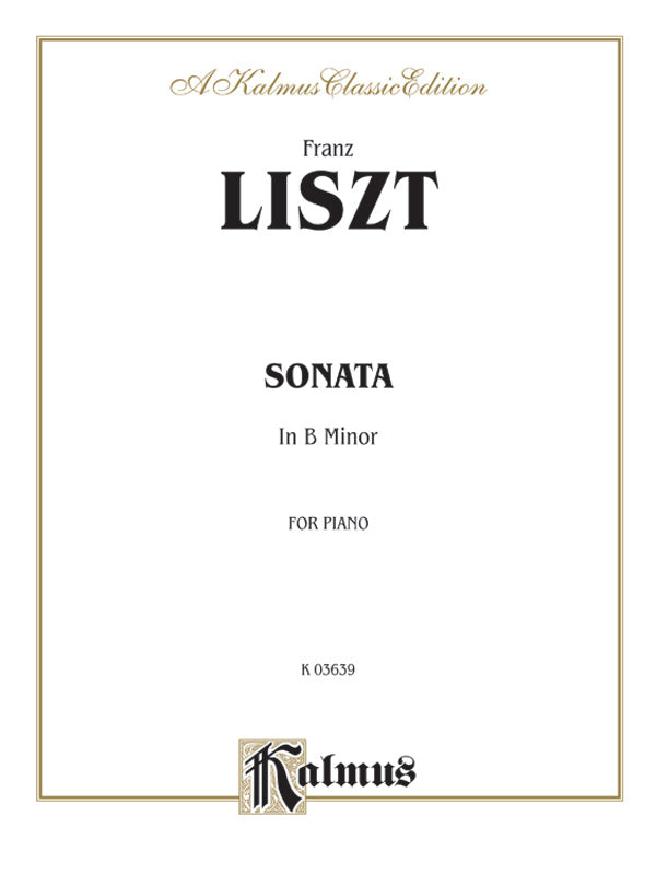Sonata in B Minor Cover Image