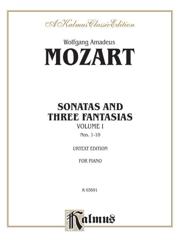 Mozart: Sonatas (Volume A) Sheet Music Preview