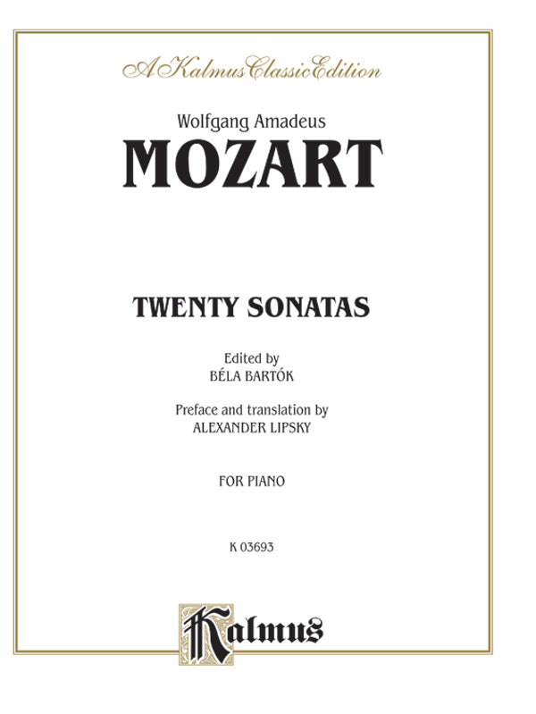 Twenty Sonatas Cover Image