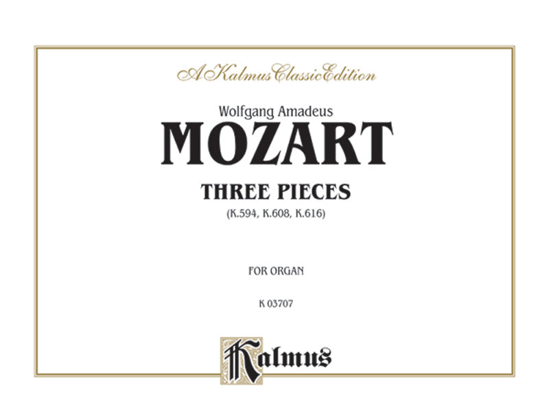 Mozart: Three Pieces Sheet Music Preview