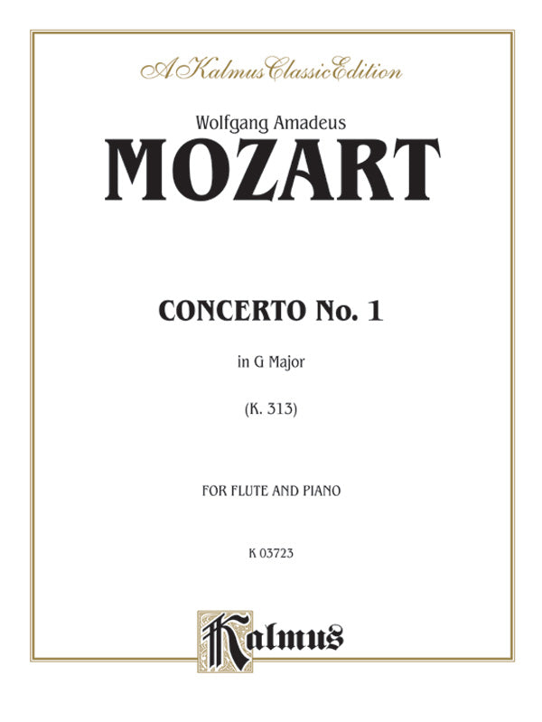 Mozart: Concerto No. 1 in G Major, K. 313 Sheet Music Preview